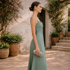 VESTIDO CELESTE™  | Elegancia fluida para noches inolvidables