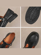 VERA - Sandalias de cuero