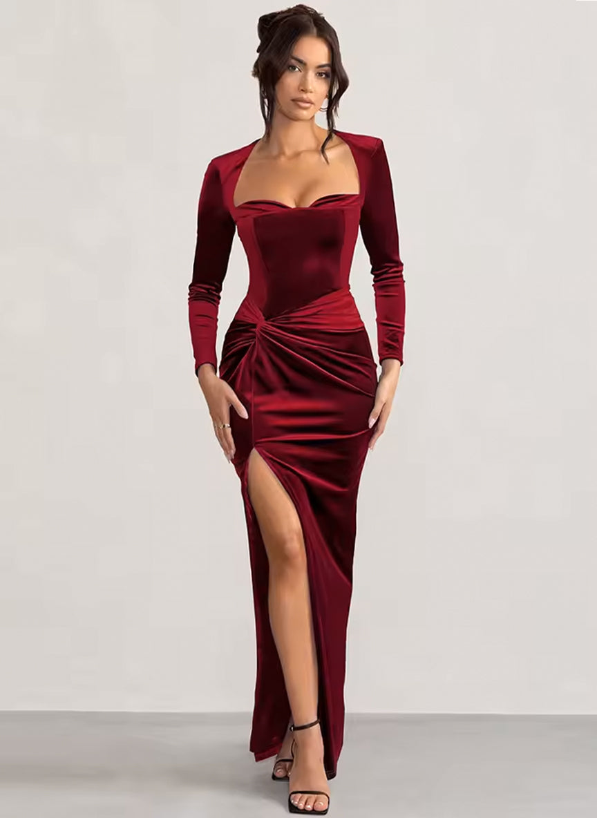 MONTSERRAT - Vestido elegante de manga larga