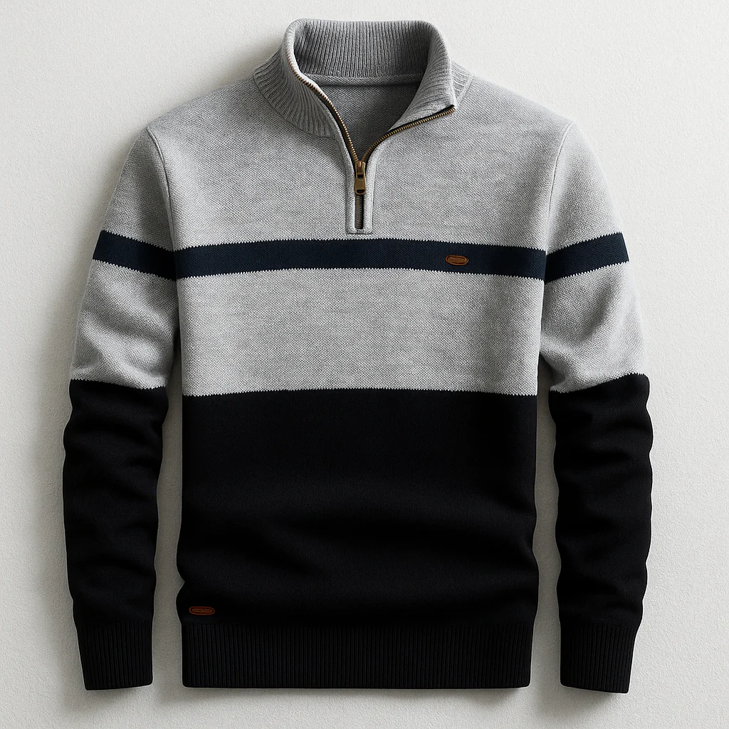 ÁLVARO - JERSEY CASUAL CON CREMALLERA