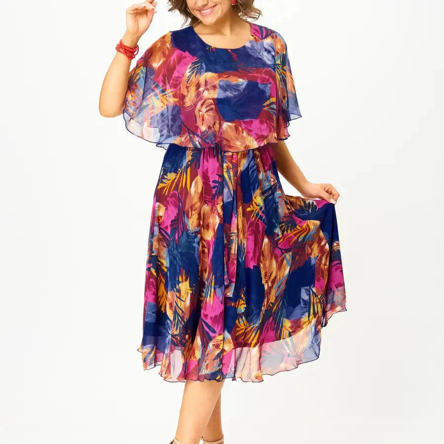 DALIA - VESTIDO DE GASA PRIMAVERAL