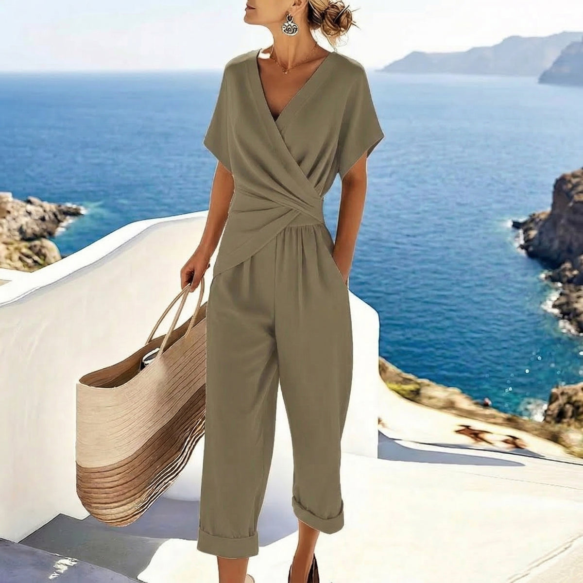 COLLEEN - Conjunto elegante de dos piezas